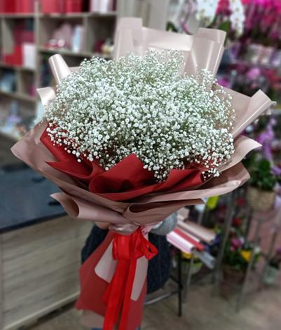 Букет цветов из: Гипсофила в Новые Дома