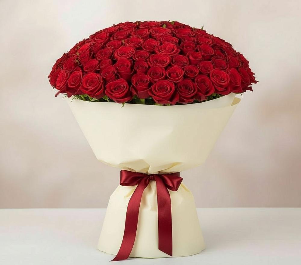 101 Красная роза Милано в Новые Дома Букет 101 Красная роза Милано в Новые Дома
