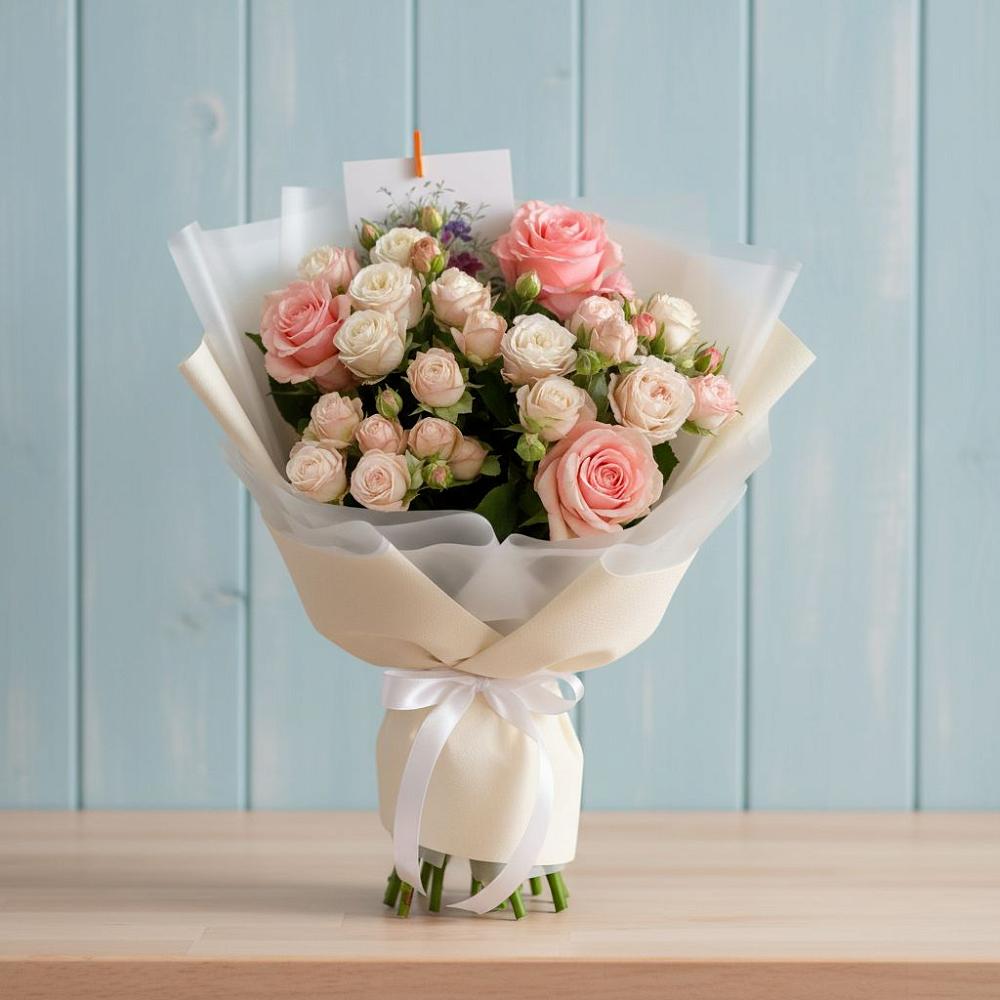 Букет голос любви в Новые Дома Букет цветов из: Розы в Новые Дома