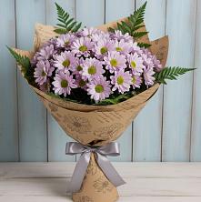 Букет соблазн в Новые Дома Букет цветов из:  Хризантемы в Новые Дома