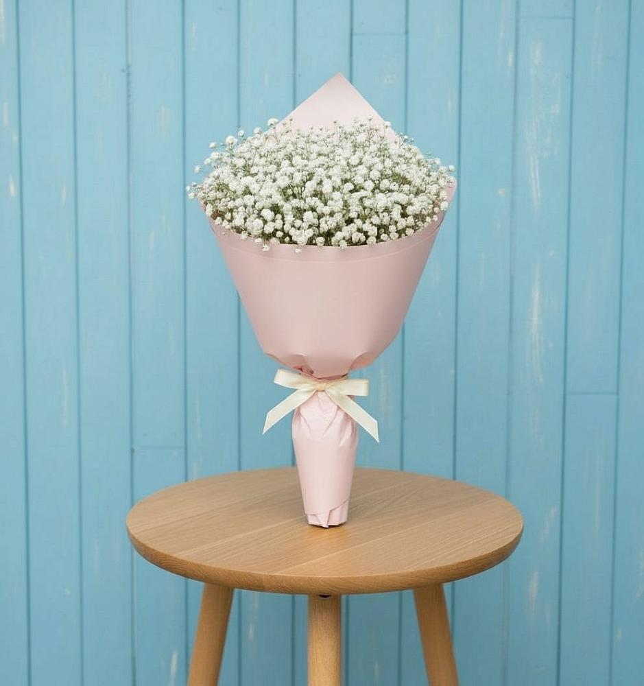 Букет Воздушное настроение в Новые Дома Букет цветов из: Гипсофила в Новые Дома