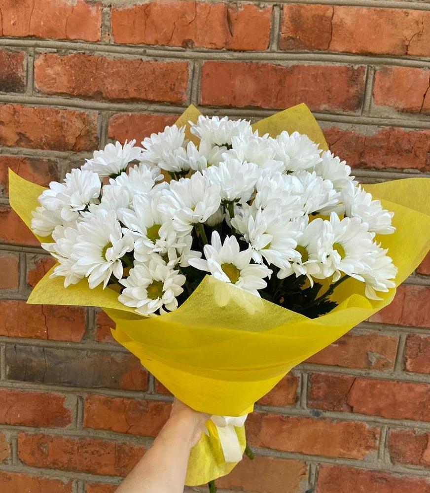 Букет Застенчивые лепестки в Новые Дома Букет цветов из: Хризантемы в Новые Дома