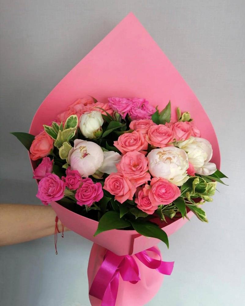 Букет Признание в любви в Новые Дома Букет цветов из: Розы в Новые Дома