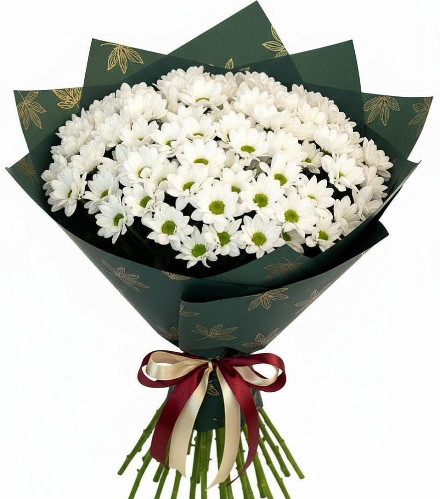 Букет море ромашек в Новые Дома Букет цветов из: Хризантемы в Новые Дома