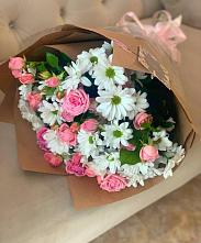 Букет цветов из:  Розы и Хризантемы в Новые Дома