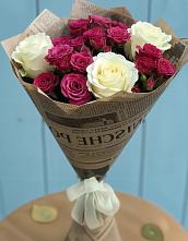 Букет цветов из:  Розы #REPLACE_PRED# Новые Дома