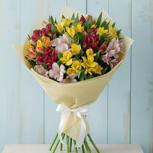 Букет Летние краски в Новые Дома Букет цветов из:  Альстромерии в Новые Дома
