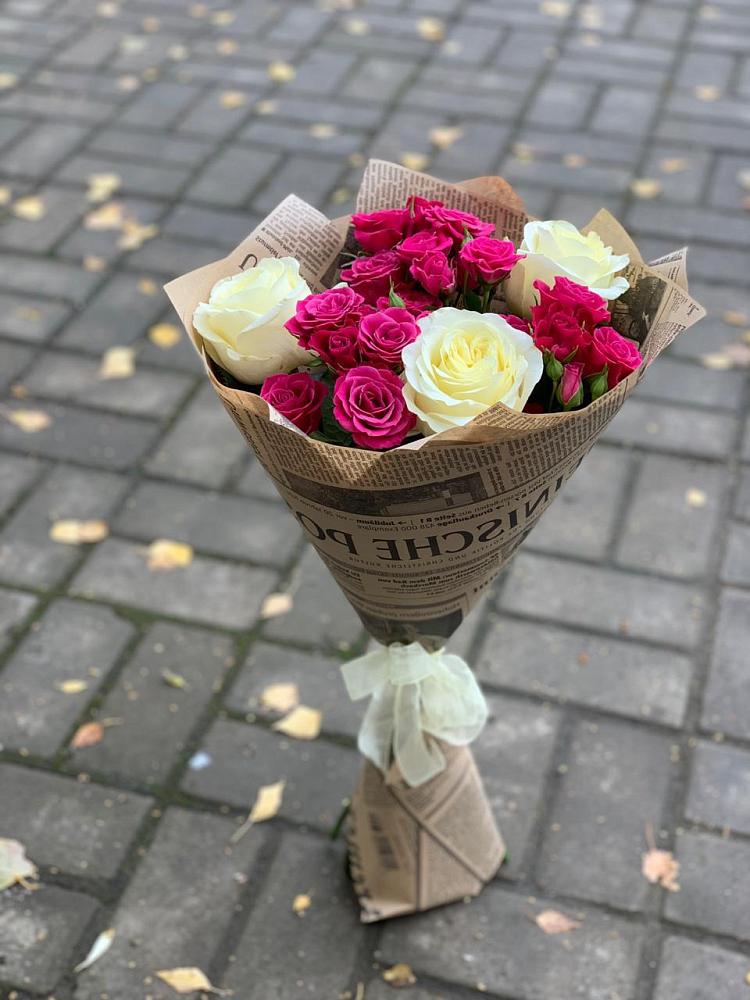 Букет цветов из: Розы в Новые Дома