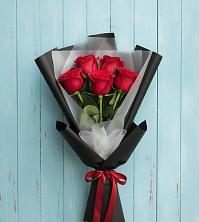 Букет в ритме города в Новые Дома Букет цветов из:  Розы в Новые Дома