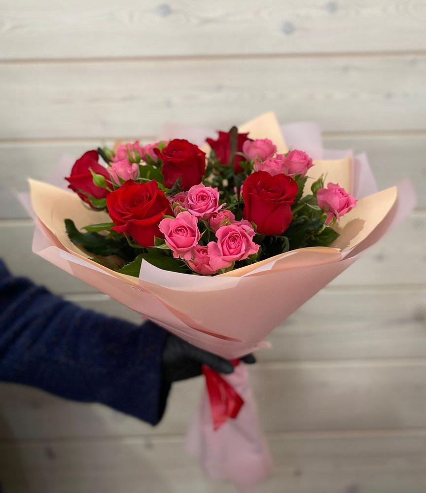 Букет тайны любви в Новые Дома Букет цветов из: Розы в Новые Дома