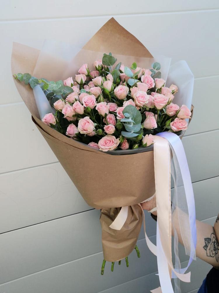 Букет Нежное касание в Новые Дома Букет цветов из: Розы в Новые Дома