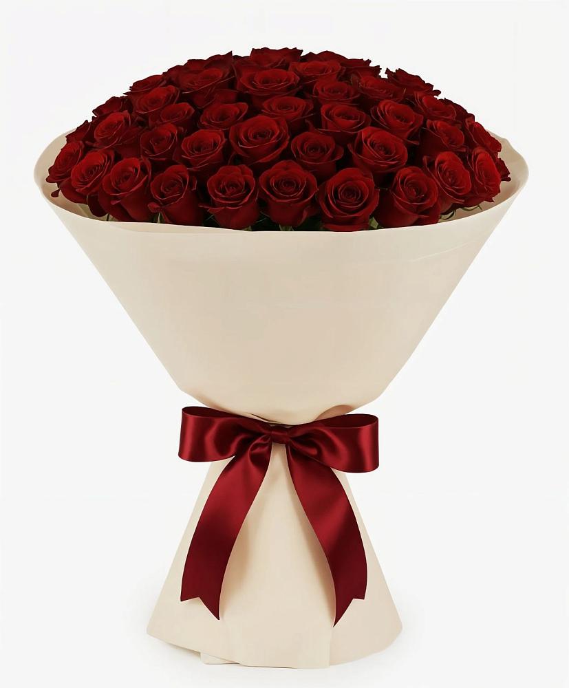 101 Бордовая роза Блэк Бакарра в Новые Дома Букет 101 Бордовая роза Блэк Бакарра в Новые Дома