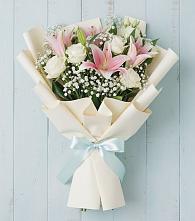 Букет Лилии в Новые Дома Букет цветов из:  Лилии в Новые Дома