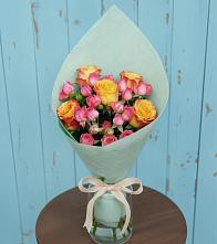 Букет Отличное настроение #REPLACE_PRED# Новые Дома Букет цветов из:  Розы #REPLACE_PRED# Новые Дома